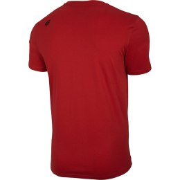 Koszulka męska 4F czerwona NOSH4 TSM004 62S