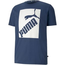 Koszulka męska Puma Big Logo Tee niebieska 581386 43