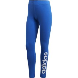 Legginsy damskie adidas W Essentials Linear Tight niebieskie FM6692