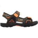 Sandały dla dzieci Kappa Pure T Footwear zielono-pomarańczowe 260594T 3144