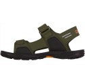 Sandały dla dzieci Kappa Pure T Footwear zielono-pomarańczowe 260594T 3144