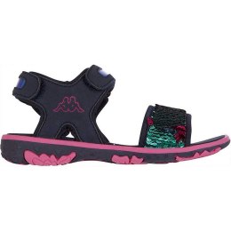 Sandały dla dzieci Kappa Seaqueen K Footwear Kids granatowo-różowe 260767K 6722