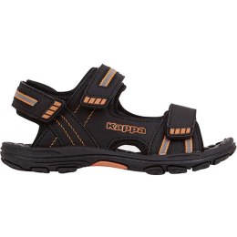 Sandały dla dzieci Kappa Symi K Footwear Kids czarno-pomarańczowe 260685K 1144