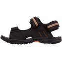 Sandały dla dzieci Kappa Symi K Footwear Kids czarno-pomarańczowe 260685K 1144