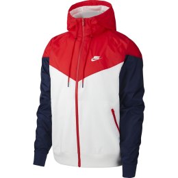 Kurtka męska Nike M HE WR JKT HD biało-czerwono-granatowa AR2191 104