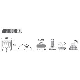 Namiot High Peak Monodome 4 10312