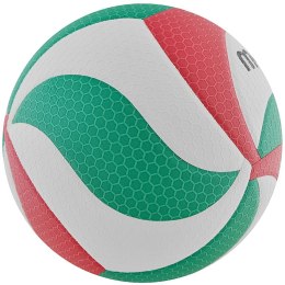 Piłka siatkowa Molten V5M5000 FIVB biało-czerwono-zielona
