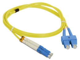 Patch cord SM LC-SC duplex 9/125 1.0m.