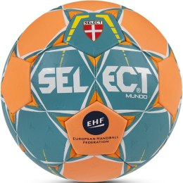 Piłka ręczna Select Mundo JUNIOR 2 zielono-pomarańczowa 13024