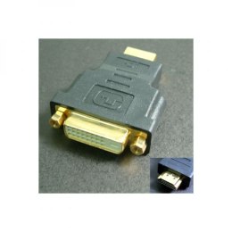 Video Redukcja, HDMI M-DVI (24+1) F, 0, czarna, Logo