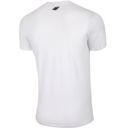 Koszulka męska 4F biała H4L20 TSM024 10S