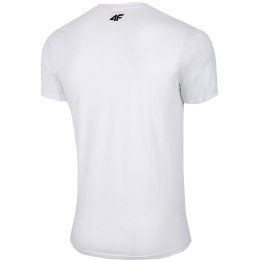 Koszulka męska 4F biała H4L20 TSM024A 10S