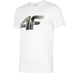Koszulka męska 4F biała H4L20 TSM032 10S