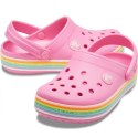 Crocs Crocband Rainbow Glitter Clg K różowe 206151 669