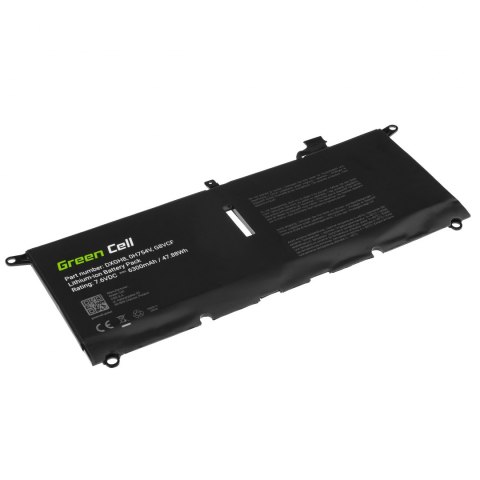 Bateria Green Cell DXGH8 do Dell XPS 13 9370 9380, Dell Inspiron 13 3301 5390 7390, Dell Vostro 13 5390