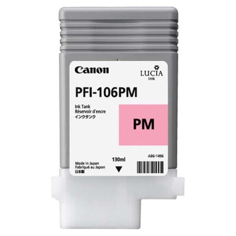 Canon oryginalny ink / tusz PFI106PM, photo magenta, 130ml, 6626B001, Canon iPF-6300