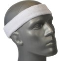 Frotka opaska tenisowa na głowę biała Athlitech