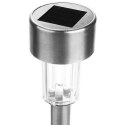 Ogrodowa Lampa Solarna INOX 1LED Stal Nierdzewna