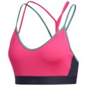 Stanik sportowy adidas All Me Strappy różowy DH3642