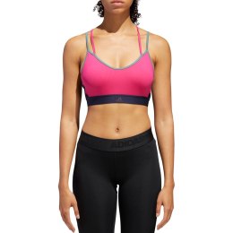 Stanik sportowy adidas All Me Strappy różowy DH3642