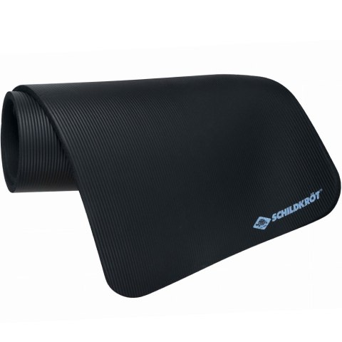 Mata do ćwiczeń Schildkrot Fitness Mat czarna 180x61x1,5 cm 960160