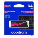 Goodram USB flash disk, 3.0, 64GB, UCL3, czarny, UCL3-0640K0R11, wsparcie OS Win 7, nowe papierowe opakowanie