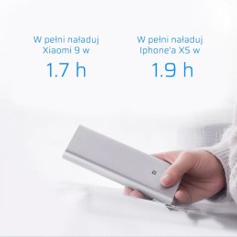 Power Bank Xiaomi 10000 mAh MI3 PLM12ZM srebrny