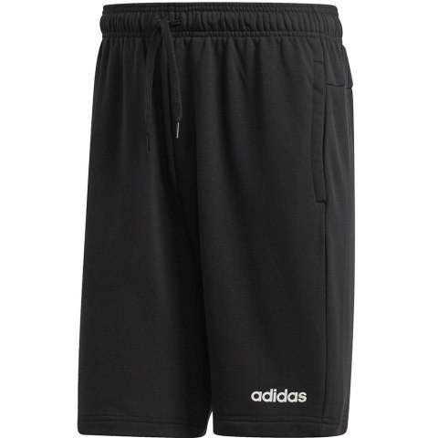 Spodenki męskie adidas Essentials Plain Short FT czarne DU7835