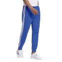 Spodnie męskie adidas Essentials 3 Stripes Tapered Pant FL Cuffed niebieskie GD5137