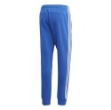 Spodnie męskie adidas Essentials 3 Stripes Tapered Pant FL Cuffed niebieskie GD5137