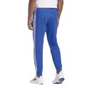 Spodnie męskie adidas Essentials 3 Stripes Tapered Pant FL Cuffed niebieskie GD5137