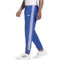 Spodnie męskie adidas Essentials 3 Stripes Tapered Pant FL Cuffed niebieskie GD5137