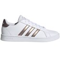 Buty dla dzieci adidas Grand Court K biało-złote EF0101