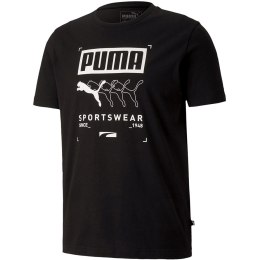 Koszulka męska Puma Box Tee czarna 581908 01