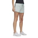 Spodenki damskie adidas Essentials 3S Short jasnozielone FM6685