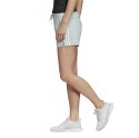 Spodenki damskie adidas Essentials 3S Short jasnozielone FM6685