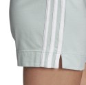 Spodenki damskie adidas Essentials 3S Short jasnozielone FM6685