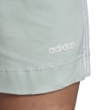 Spodenki damskie adidas Essentials 3S Short jasnozielone FM6685