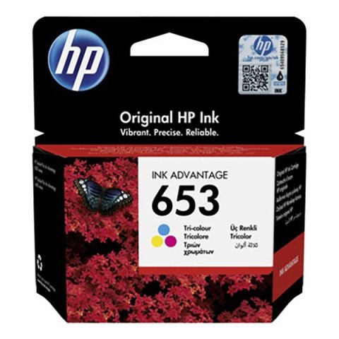 HP oryginalny ink / tusz 3YM74AE, Tri-colour, 200s, HP 653, HP DeskJet IA 6000, IA PLUS 6400