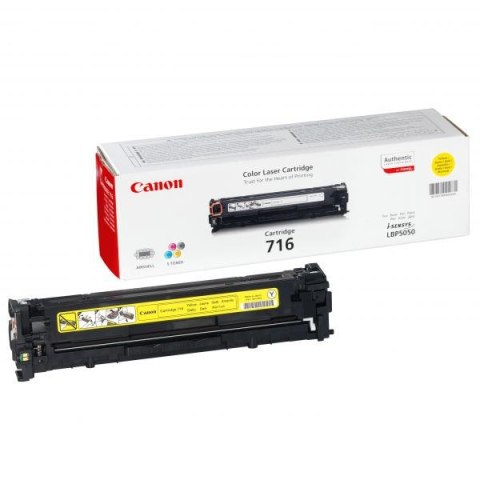 Canon oryginalny toner CRG716, yellow, 1500s, 1977B002, Canon LBP-5050, 5050n, MF-8050