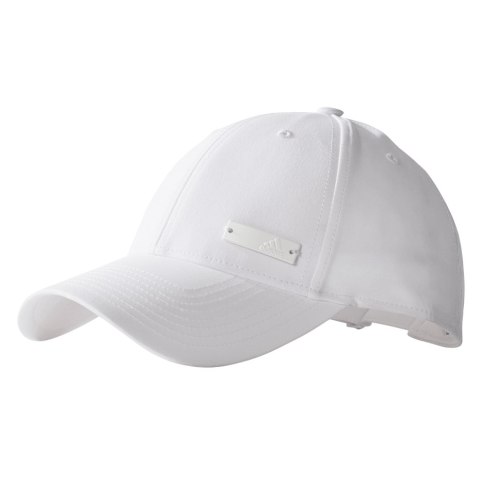 Czapka z daszkiem damska adidas 6P Cap LTWGT Met OSFW biała BK0789