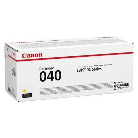 Canon oryginalny toner 040Y, yellow, 5400s, 0454C001, Canon imageCLASS LBP712Cdn,i-SENSYS LBP710Cx, LBP712Cx