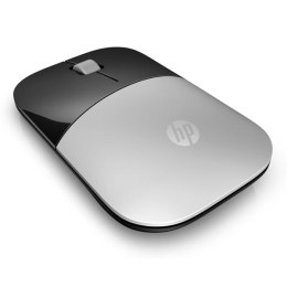 HP mysz Z3700 Wireless Silver  1200DPI  2.4 [GHz]  optyczna Blue LED  3kl.  1 scroll  bezprzewodowa  srebrna  1 szt AA  Windows 