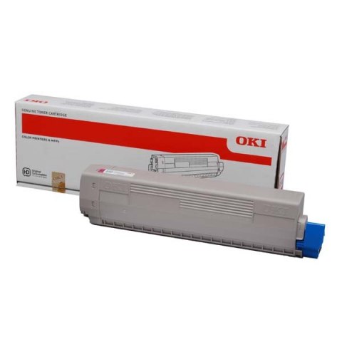 OKI oryginalny toner 44844614, magenta, 7300s, OKI C822