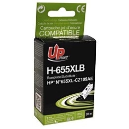 UPrint kompatybilny ink / tusz z CZ109AE, HP 655, black, 550s, 20ml, H-655XLB, dla HP Deskjet Ink Advantage 3525, 5525, 6525, 46