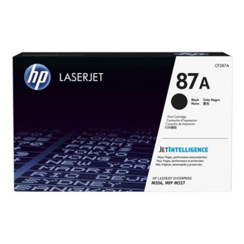 HP oryginalny toner CF287A, black, 8550s, HP 87A, HP LJ Enterprise M506, HP LJ Pro MFP M527, M501n, 930g