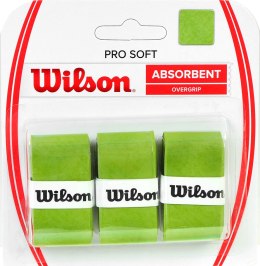 Owijka Wilson Pro Soft Absorbent Overgrip zielona 3szt WRZ4040LI