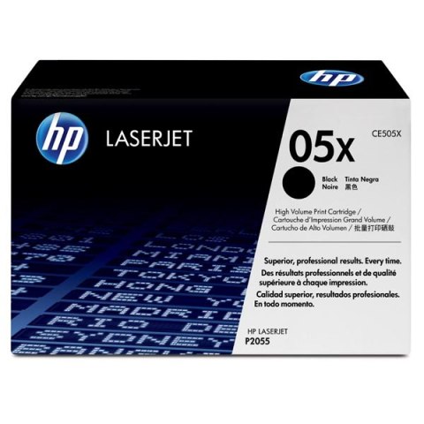 HP oryginalny toner CE505X, black, 6500s, HP 05X, high capacity, HP LaserJet P2055