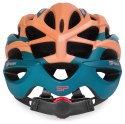 Kask rowerowy Spokey Femme niebiesko-pomarańczowy 58-61 cm 928243
