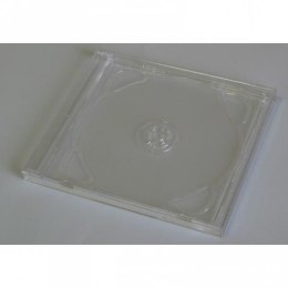 Box na 2 szt. CD, przezroczysty, przezroczysty tray, 10,4 mm
